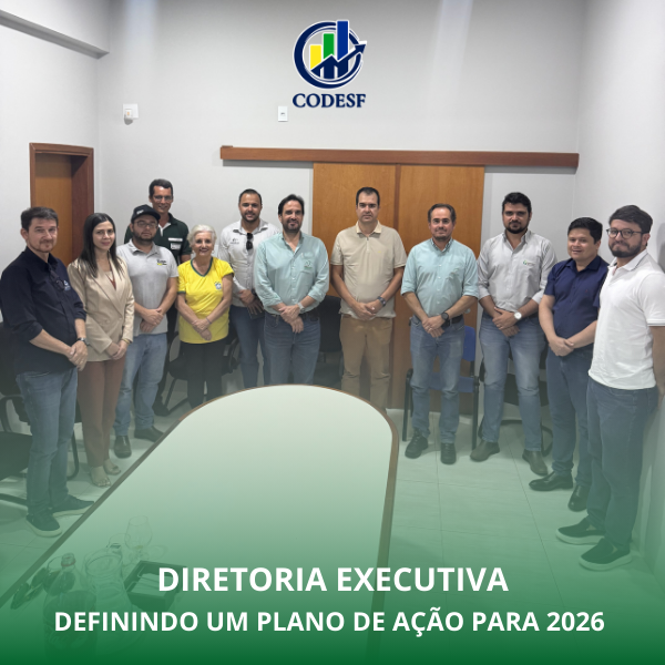 Notícia Diretoria Executiva e Conselho Fiscal do CODESF definem ações estratégicas para 2026