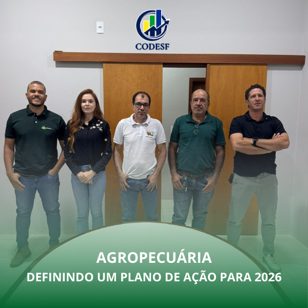 Notícia Câmara Técnica de Agropecuária do CODESF discute ações estratégicas para 2026