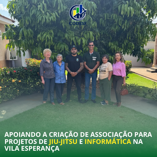 Notícia CODESF apoia criação de associação e novos projetos na Vila Esperança